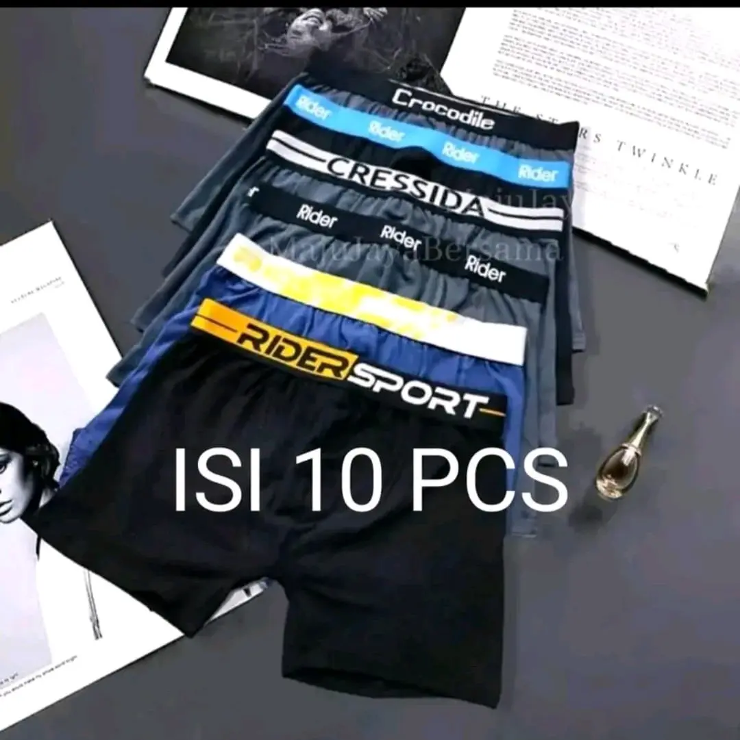 celana dalam pria boxer paket hemat 10pcs Katun Nyaman