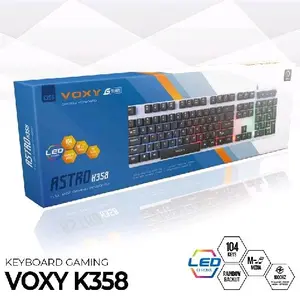 KEYBOARD PC GAMING VOXY GSERIES ASTRO K358/KEYBOARD MOUSE GSERIES K800/KEYBOARD MOUSE VOXY KM100/KEYBOARD LED RGB/KEYBOARD GAMING MURAH