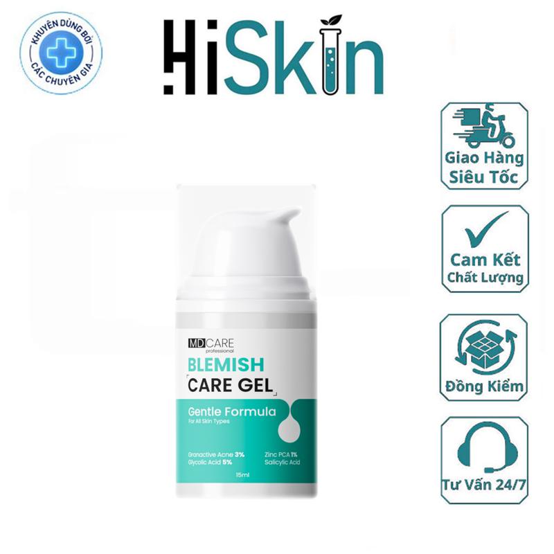 Gel chấm mụn hỗ trợ cải thiện mụn viêm MD CARE Blemish Care Gel