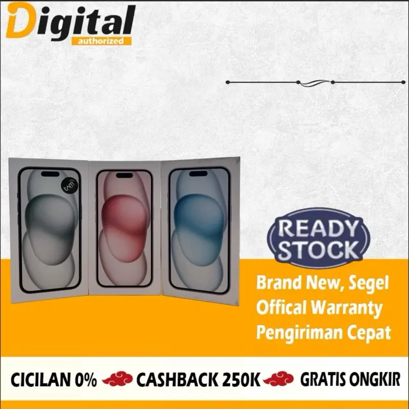 (Sefrico) Apple iPhone 15 128GB Garansi RESMI Indonesia