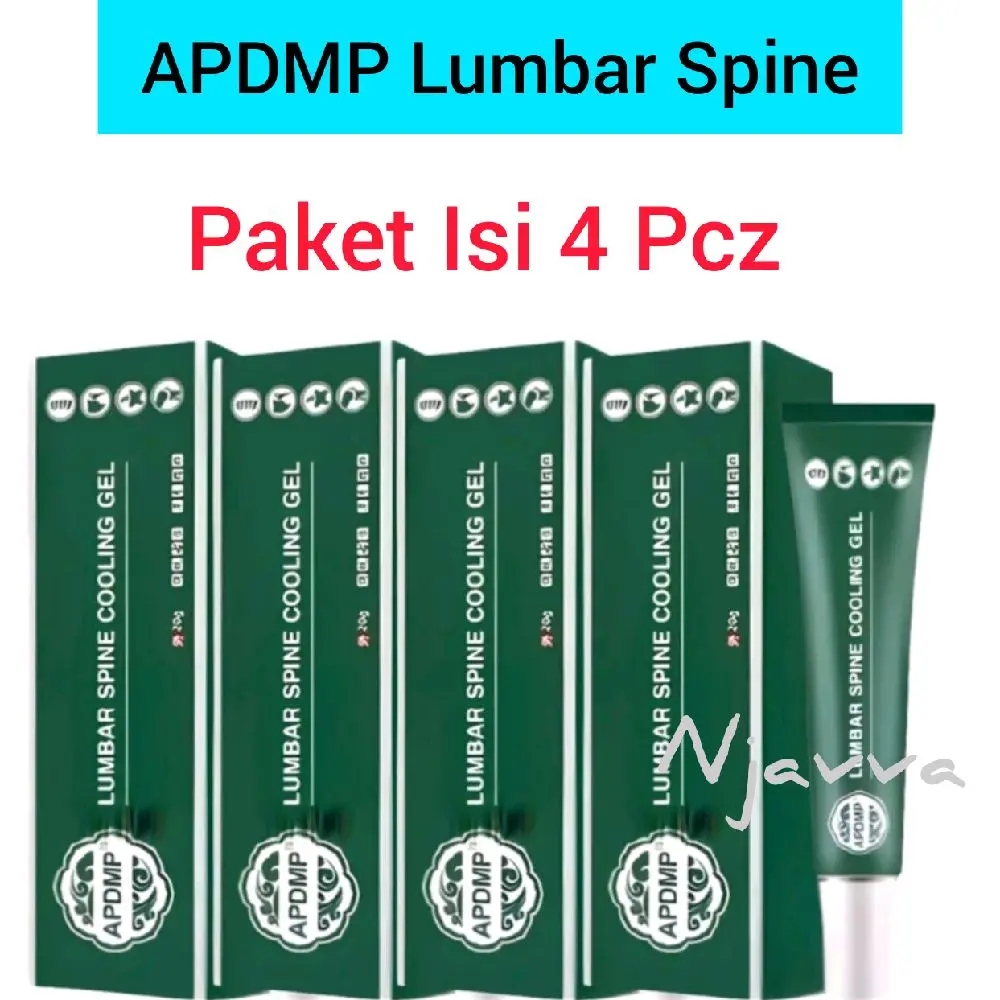 4 Pcz Lumbar Spine Gel Kompres Nyeri Sendi Punggung Pegal Pegal