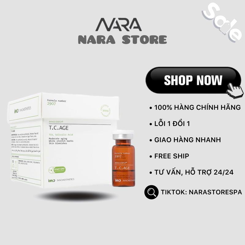 Peel Da Innoaesthetics T.C.Age Inno TCA, Cho Da Sẹo Rỗ, Nếp Nhăn, Lỗ Chân Lông To