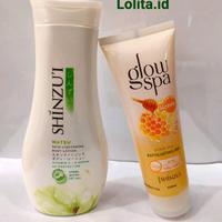 Gambar SHINZUI paket body lotion+Glow Spa exfoliating Gel - ichigo + kirei, paket kecil dari Lolita.id Kab. Bogor 4 Tokopedia