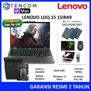 Lenovo LOQ 15IRX9 RTX4050 6GB i7-13650HX 32GB 1TB W11+OHS 15.6" FHD 144Hz IPS 100% sRGB