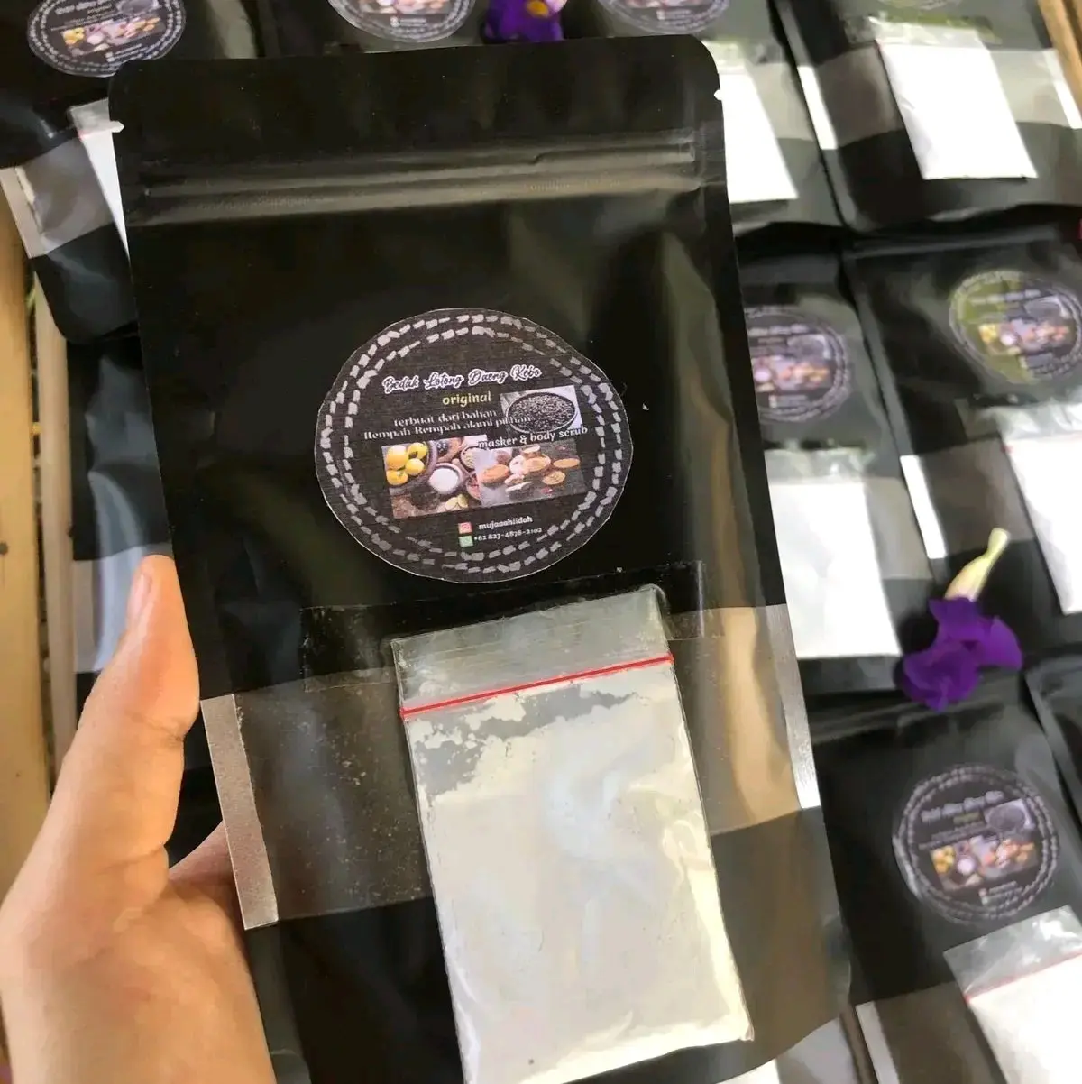 bedak lotong bubuk gratis bibit pemutih