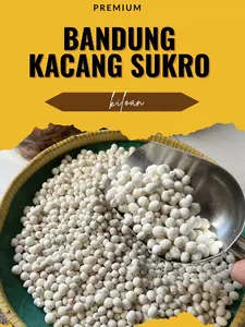 1 Kg Kacang Sukro Putih Kiloan Bahan Premium Wijen snak Asin
