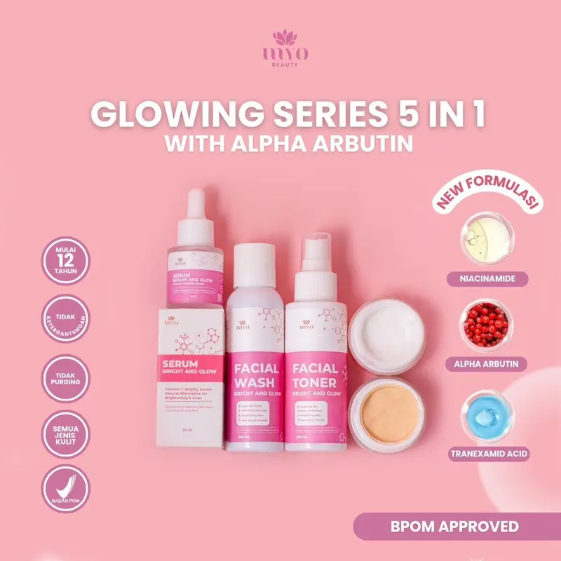 (Keranjang Baru) MYO Paket Whitening Glowing + Serum