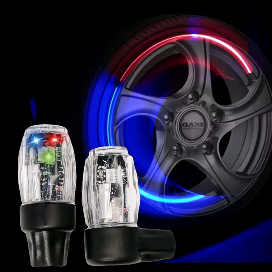 Tutup Pentil Lampu Ban Sepeda Motor Mobil Lampu Sparkling - Motor / Sepeda