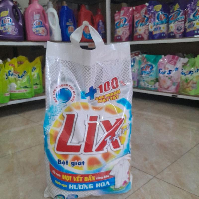  Bột giặt Lix thơm ngát Hương Hoa  túi 9kg 