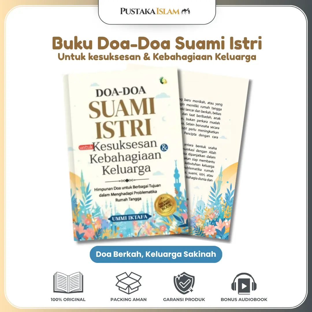 Buku Doa Suami Istri Lengkap – Ketenangan, Keberkahan, Dan Solusi Masalah Rumah Tangga [ Putih ]