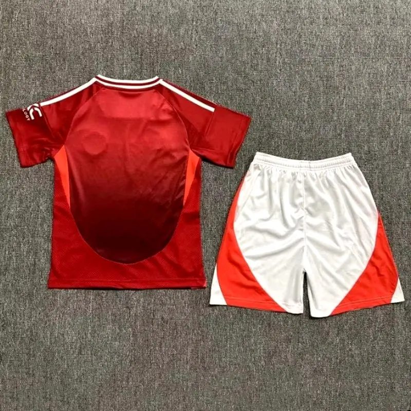 JERSEY MANCHESTERR UNITEDD HOME KIDS NEW 2024/25 BAJU BOLA ANAK MUU TERBARU 2025 Outdoor