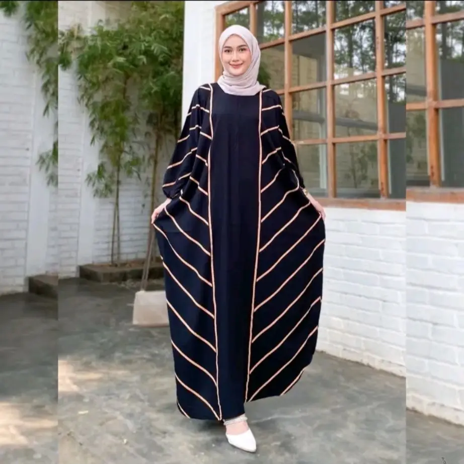 Kaftan jumbo lula ld 180cm rayon premium lengan panjang