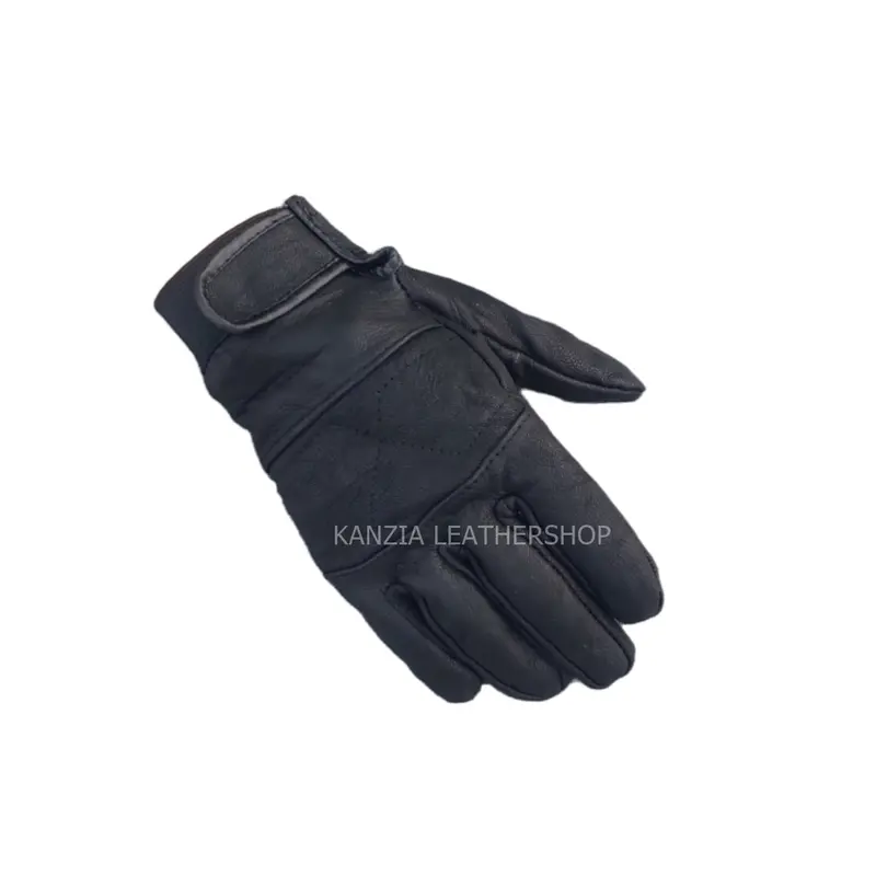 Sarung Tangan Kulit Kambing Ekonomis Full Jari Kanzia Leathershop Safety 6