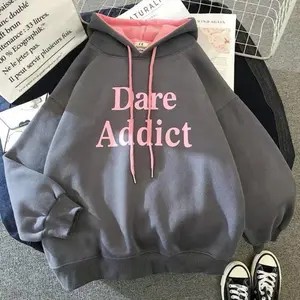 jaketin Hoodie Mix Kombinasi Warna Big size ( S-7XL ) Jaket Jumper DARE ADDICT Pria Wanita Oversize M L XL XXL XXXL XXXXL 3XL 4XL 5XL 6L Jacket Boy Girl Cute Korean Ulzzang Style Street Wear Fashion Sweater Two Tone Pink Beige Fuschia Kuning Grey