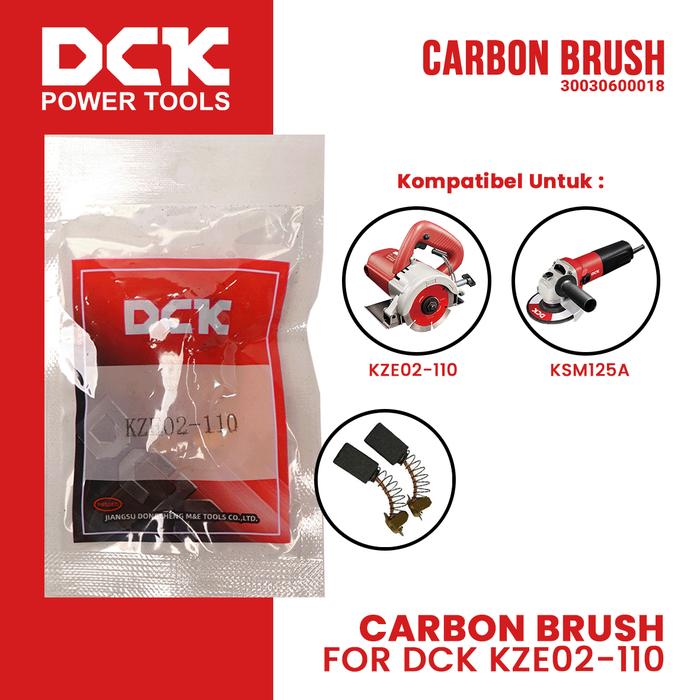 Gambar Carbon Brush/Arang untuk Marble Cutter KZE/DZE/AZE02-110 dari DCK Power Tools Indonesia Kota Administrasi Jakarta Barat Tokopedia