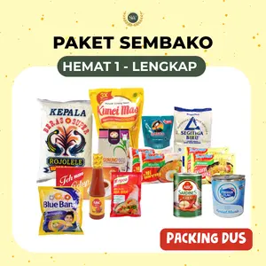 PAKET SEMBAKO HEMAT MURAH - Beras, Minyak, Gula, Mie Instant,Teh, dll - Hampers Sembako Murah Lengkap