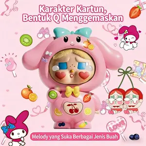 Gantungan Kunci Berganti Wajah Bubu Cry Baby, Ekspresi Lucu - Mainan Unik dengan 3 Ekspresi untuk Anak-Anak Ganci Ganci Ganci tas Anime Ponsel Liontin Kartun Keychain