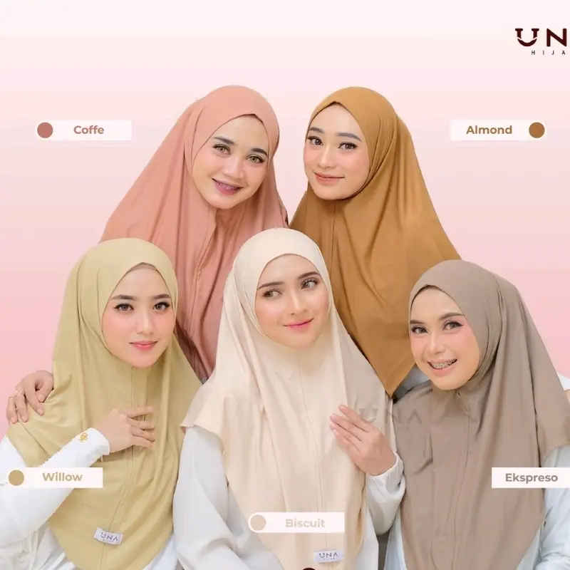Hijab Bergo Sporty Malay Instan Non Pet, Hijab Daisy Non Ped Size M-L Hijab Malay Jersey, Kerudung Muslim Wanita Khimar Syari Non Ped Ceruty Dewasa 1