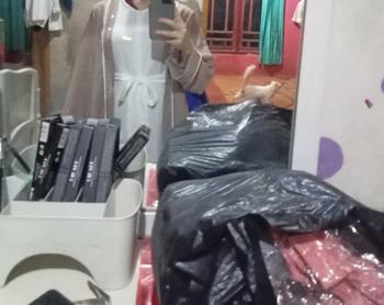 Product Review of Gamis Abaya rompi cringkle airflow by dereza style Dress Wanita Muslim Arab Variasi Crinkle from M** 0