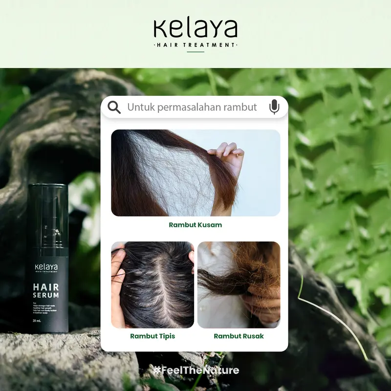 Kelaya Serum Rambut 20ml Hair Treatment - Rambut Rontok Strengthening Vitamin 2