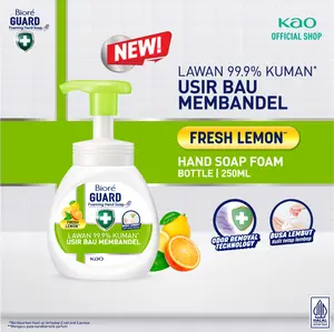Biore Guard Hand Wash Foam Fresh Lemon 250 ml Botol