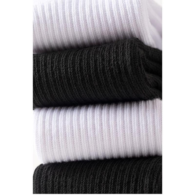 Product Introduction of Solid color basketball ladies men's socks sports running towel bottom thickened black and white couples socks 7