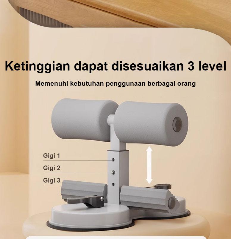 【COD】XMVP Mesin Sit-Up Hisapan Kuat Daya Super 3 Tingkat Intensitas Alat Latihan Inti Perut dengan Kunci Kaki & Tali Tarik Profesional untuk Latihan Perut Efektif