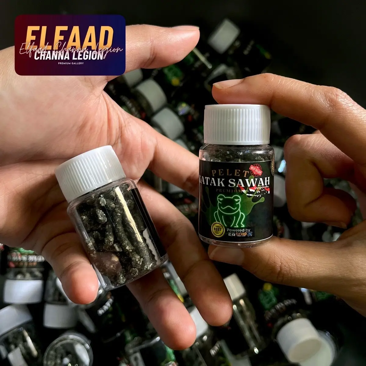 Pelet Katak Sawah Trial Pack/ Buat Nyoba Full Nutrisi 100%, Ekstra Kalsium dan Formula Pertumbuhan