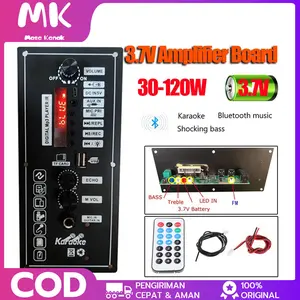 3.7V Amplifier Papan Modul BluetoothSquare Dance Speaker Mendukung BluetoothAux TF Kartu U-Disk Rekaman 5-8 Inci 30WSpeaker Amplifier