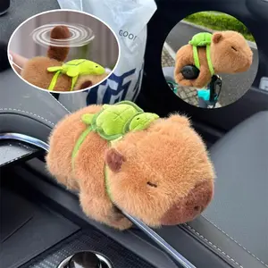 Boneka Capybarra Plush Gelang Tangan Ukuran -+18cm Capybara Maxwel Clingy Kawaii Nemplok Gelang Capybara Kawaii Nemplok Bag Charm