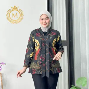 Blus Batik Busui Resleting Depan Murah - Atasan Batik Wanita Modern Terbaru 2025 - Baju, Panjang