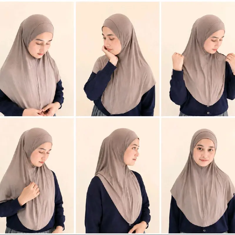 Hijab Bergo Instan Rayon Kaos Adem Lmbut Nyaman Dipakai Daily untuk ...
