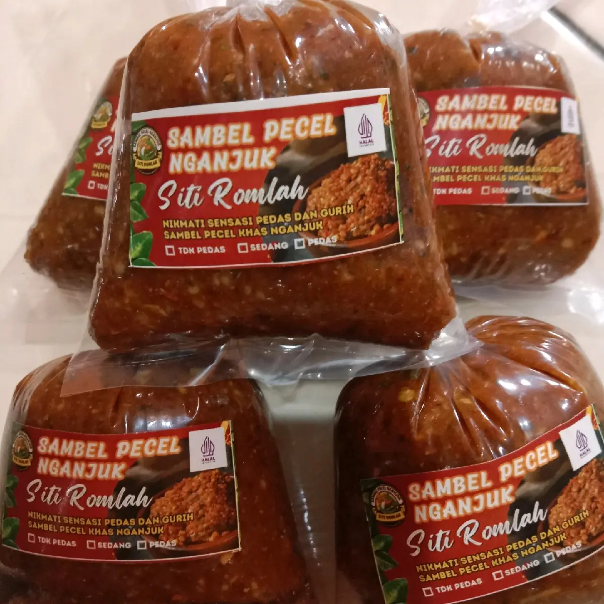 Sambel pecel nganjuk sangrai