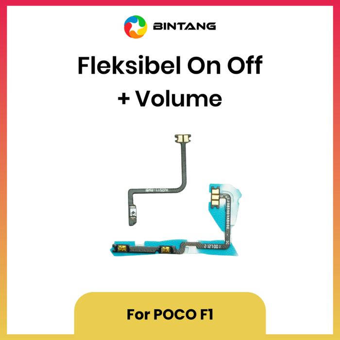Gambar BINTANG FLEXIBLE / FLEKSIBEL ON OFF VOLUME for POCO F1 dari Bintang Official Store Kota Tangerang Tokopedia