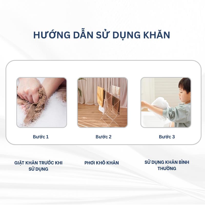 Khăn mặt cotton Rowi Towel 30x50cm chất cotton mềm mịn , bông dày thấm hút , không đổ lông , không ra màu đồ dùng nhà tắm 6
