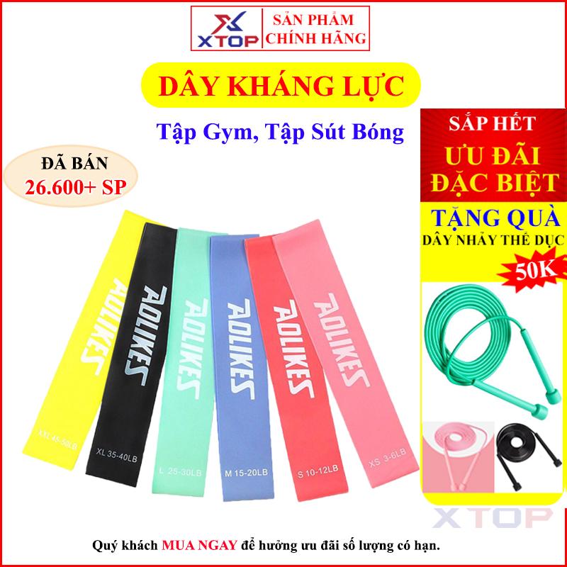Dây Kháng Lực Miniband Đá Bóng, Gym. Dây Tập Lực Tập Chân Sút Đá Bóng, Tập Cơ Tay  Tập Cơ Chân, Toàn Thân Hiệu Quả Tốt Aolikes 3601