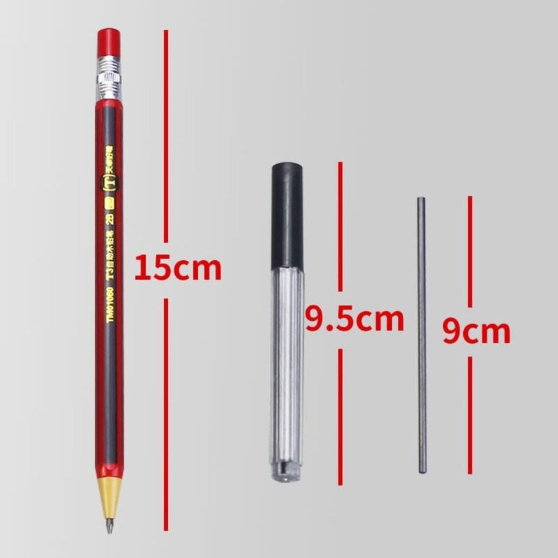 whatter Anti-slip 2.0MM 2B Automatic Pencil Comes With Sharpener Sketch Drawing Writing Tool Movable Pencil Stationery Press Type Sketch Pencil Sketch Comics Design 2
