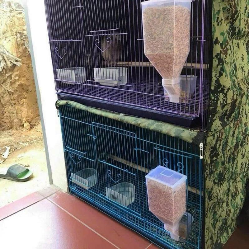  ￼  RẺ VÔ ĐỊCH    MÁNG NHỰA TRONG   chứa 500gr _ thức ăn  hũ  chống vãi  thức ăn cho chim hutmat  7mau lồng  chim cám  chim 