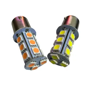 1 Lampu Sein LED Lampu Mundur Truk Bis 24 Volt 1156 Bayonet Kaki 1 Nyala Kedip