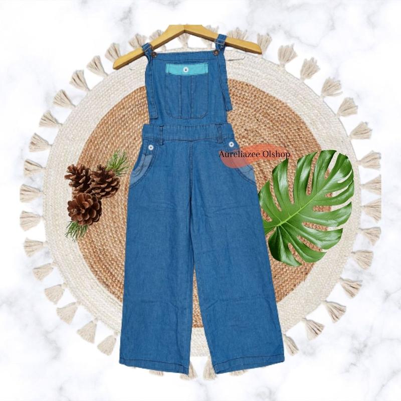 Hanila Baju Kodok Anak Kulot Jeans Umur 5-15tahun 4