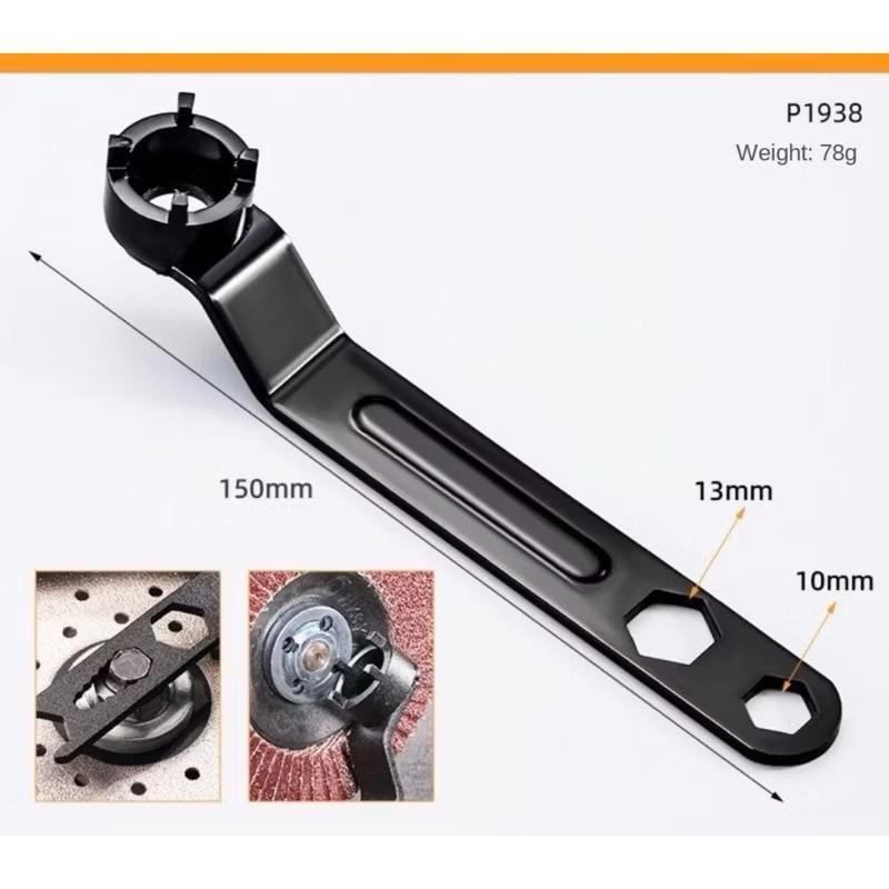 Cờ lê bốn móng vuốt máy mài góc BLACKON, Cờ lê bốn móng vuốt đa năng 6 trong 1,…