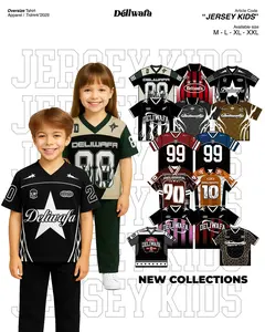 Deliwafa - Jersey Kids | Kaos Unisex Anak | Regular Fit | Casual Sport
