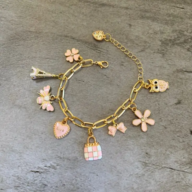 {GOLD & SILVER} BRACELET CHARM CUSTOM BEBAS PILIH RANTAI DAN LIONTIN TERPISAH WANITA TERBARU GELANG TITANIUM SEMI PERAK FREE BOX & GREETING {GOLD & SILVER} BRACELET CHARM CUSTOM BEBAS PILIH RANTAI DAN LIONTIN TERPISAH WANITA TERBARU GELANG TITANIUM SEMI PERAK FREE BOX & GREETING