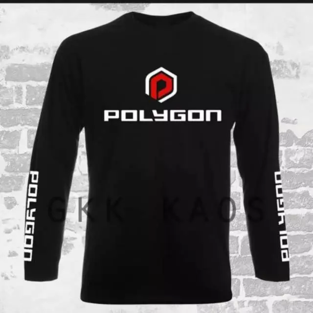 T-shirt baju kaos sepeda polygon panjang / kaos gowes