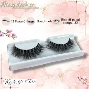bulu mata palsu lusinan isi 12pasang kode g. 11 3d medium Eyelash