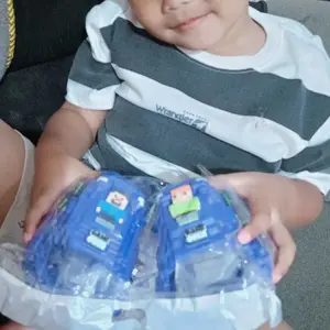 FEDOR Sandal Anak Kartun Minecraft Anti Selip Empuk Nyaman Rumah Luar Bahan Karet EVA Berkualitas Tinggi Tahan Air Fashion - Kaki