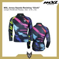 Gambar MXL Jersey Sepeda Glitch Lengan Panjang/Pendek Resleting Dewasa Unisex - S, Lengan Panjang dari MXL Sports Indonesia Kota Administrasi Jakarta Selatan 4 Tokopedia