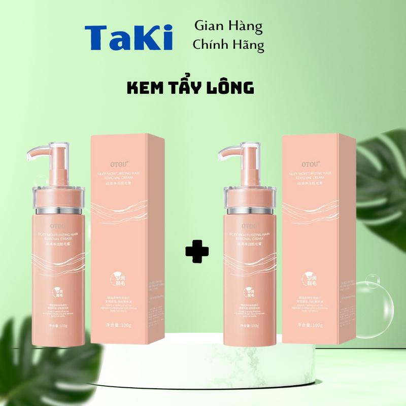 Kem tẩy lông OTOU tẩy lông toàn thân nách tay dung tích 120g Wax lông an toàn không đau không kích ứng an toàn cho mọi loại da dành cho cả nam và nữ-TakiSkin