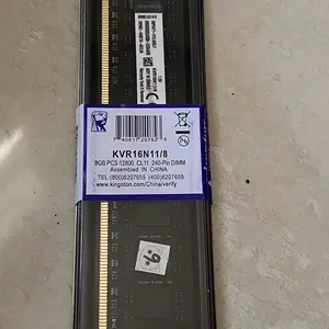 RAM MEMORY KINGSTON DDR3 8GB PC12800 / PC1600MHZ LONGDIM