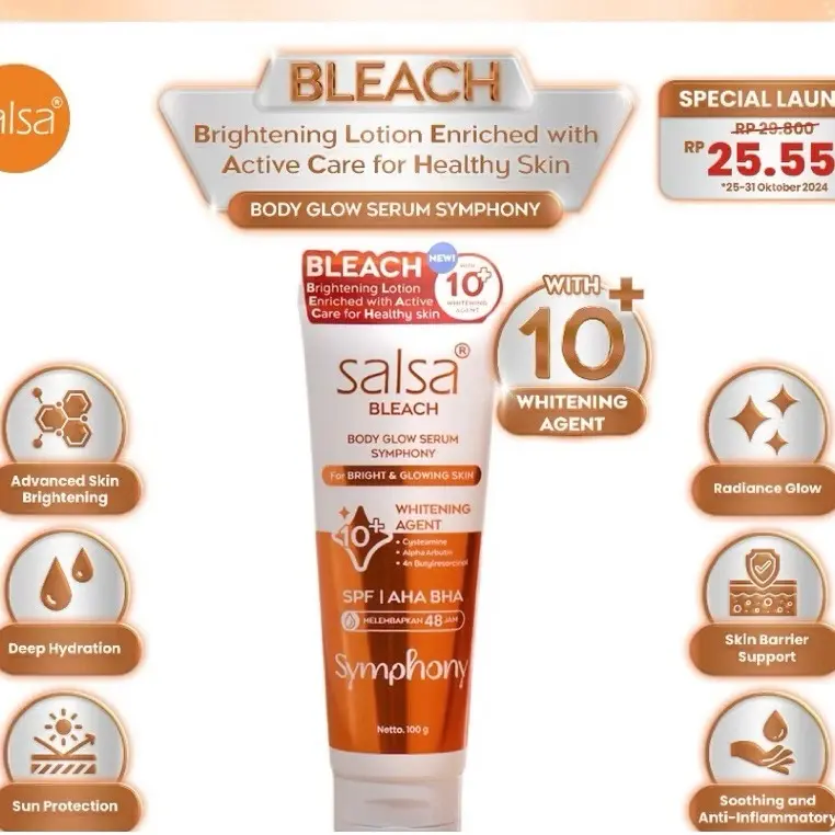 (NEW PRODUK ) Salsa Body BLACH  Body Glow Serum!